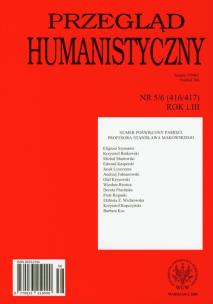 Opakowanie Przegląd humanistyczny 5/6/2009