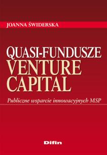 Okładka książki Quasi fundusze venture capital