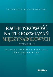 Okładka książki Rachunkowość na tle rozwiązań międzynarodowych