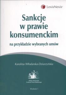 Okładka książki Sankcje w prawie konsumenckim na przykładzie wybranych umów