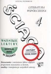 Okładka książki Ściąga 4 Literatura współczesna