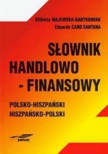 Okładka książki Sł. Handlowo finansowy polsko-hiszpański