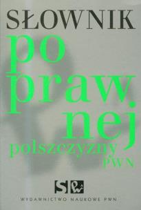 Okładka książki Słownik poprawnej polszczyzny PWN
