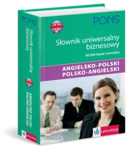 Okładka książki Słownik uniwersalny biznes. ang-pol i pol-ang PONS