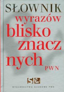 Opakowanie Słownik wyrazów bliskoznacznych PWN + CD