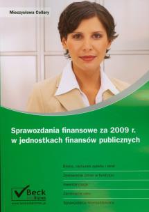Okładka książki Sprawozdania finansowe za 2009 r w jednostkach finansów publicznych
