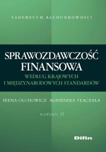 Okładka książki Sprawozdawczość finansowa według standardów krajowych i międzynarodowych