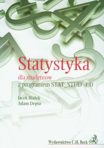 Okładka książki Statystyka dla studentów z programem STAT_STUD 1.0 z płytą CD