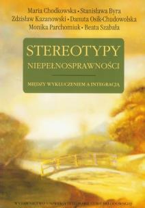Okładka książki Stereotypy niepełnosprawności