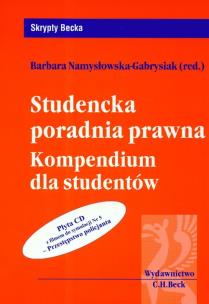 Opakowanie Studencka poradnia prawna kompendium dla studentów z płytą CD