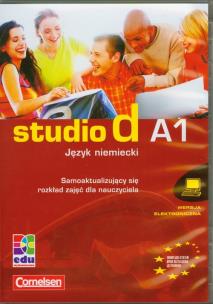 Opakowanie Studio d A1 Język niemiecki Samoaktualizujący się rozkład zajęć dla nauczyciela