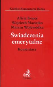 Okładka książki Świadczenia emerytalne Komentarze