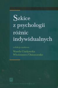 Opakowanie Szkice z psychologii różnic indywidualnych