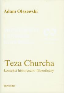 Okładka książki Teza Churcha Kontekst historyczno-filozoficzny