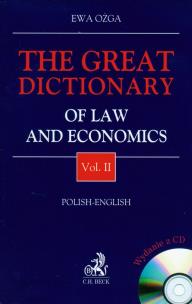 Okładka książki The great dictionary of law and economic vol.2 with CD