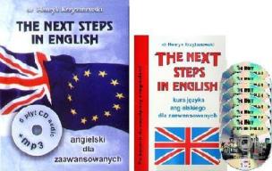 Okładka książki The next steps in English z płytami CD i MP3