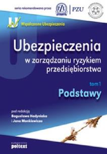 Okładka książki Ubezpieczenia w zarządzaniu ryzykiem