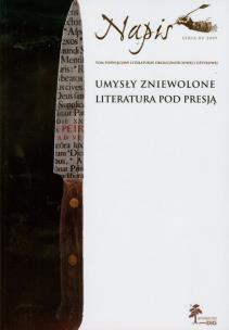 Opakowanie Umysły zniewolone Literatura pod presją Napis Seria XV