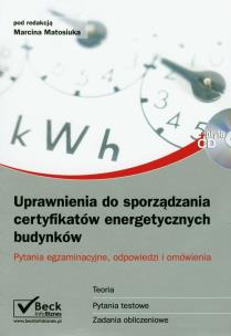 Opakowanie Uprawnienia do sporządzania certyfikatów energetycznych budynków z płytą CD
