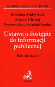 Okładka książki Ustawa o dostępie do informacji publicznej