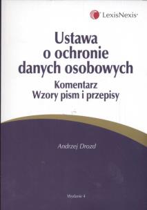 Okładka książki Ustawa o ochronie danych osobowych