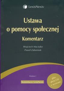 Okładka książki Ustawa o pomocy społecznej Komentarz