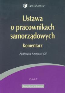 Okładka książki Ustawa o pracownikach samorządowych