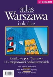 Okładka książki Warszawa i okolice. Atlas