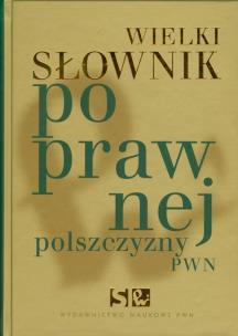 Opakowanie Wielki słownik poprawnej polszczyzny PWN + CD