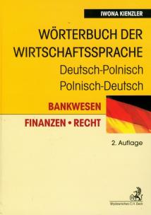 Okładka książki Worterbuch der wirtschaftssprache deutsch-polnisch polnisch-deutsch