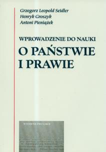 Okładka książki Wprowadzenie do nauki o państwie i prawie
