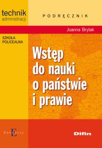 Okładka książki Wstęp do nauki o państwie i prawie DIFIN