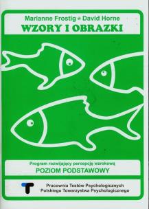 Okładka książki Wzory i obrazki Program rozwijający percepcje wzrokową zeszyt