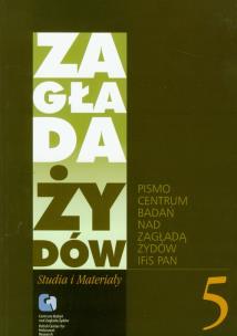 Opakowanie Zagłada Żydów Studia i Materiały 5