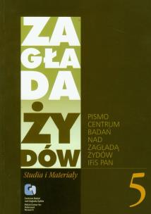 Opakowanie Zagłada Żydów Studia i Materiały 5