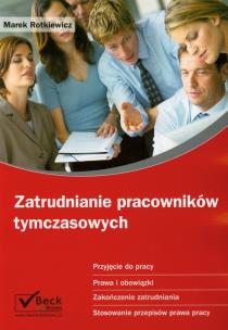 Okładka książki Zatrudnianie pracowników tymczasowych
