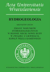 Okładka książki Zmiany warunków hydrogeologicznych w rejonie niecki Nowej Rudy w związku z likwidacją kopalni węgla