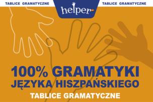 Okładka książki 100% Gramatyki j.hiszpańskiego Tablice KRAM