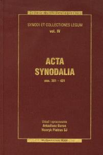 Okładka książki Acta synodalia Dokumenty synodów od 381 do 431 roku