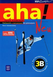 Okładka książki AHA! 3B Neu podr CD Gratis ZR w.2012  WSiP