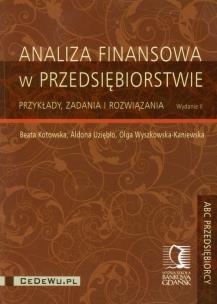 Okładka książki Analiza finansowa w przedsiębiorstwie