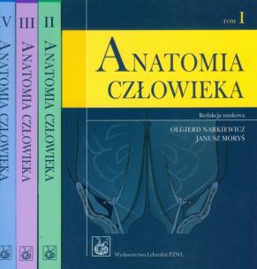 Okładka książki Anatomia człowieka t. 1-4
