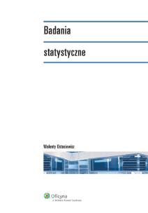 Okładka książki Badania statystyczne