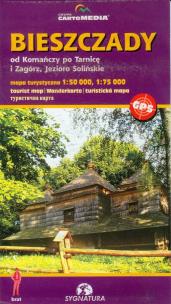 Okładka książki Bieszczady Od Komańczy po Tarnicę Jezioro...