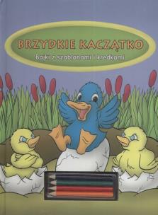 Opakowanie Brzydkie Kaczątko Bajki z szablonami i kredkam