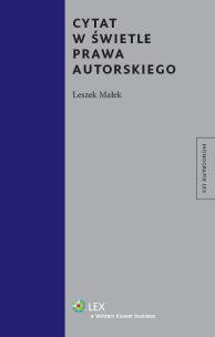 Okładka książki Cytat w świetle prawa autorskiego
