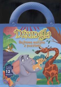 Opakowanie Dżungla Bajkowa walizka z puzzlami