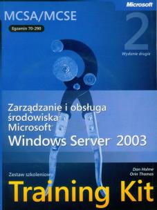 Okładka książki Egzamin  70-290: Zarządzanie i obsługa środowiska Microsoft Windows Server 2003 z płytą CD