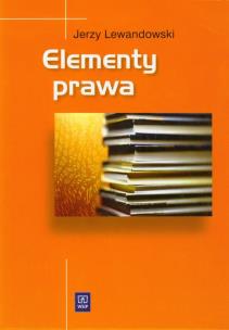 Okładka książki Elementy prawa Podręcznik