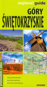 Okładka książki Explore!guide Góry Świętokrzyskie przewodnik+atlas